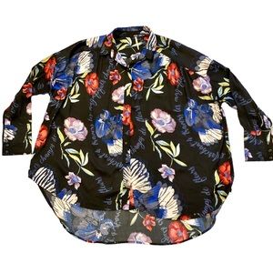 FREE PEOPLE Oversized Blouse XL